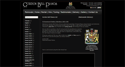 Desktop Screenshot of gordonbellpianos.com